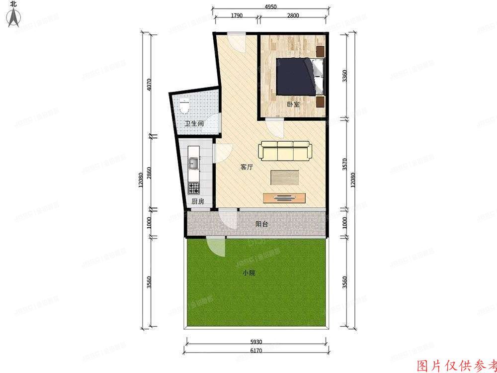 海淀区 畅茜园兰德华庭10号楼1层3单元102