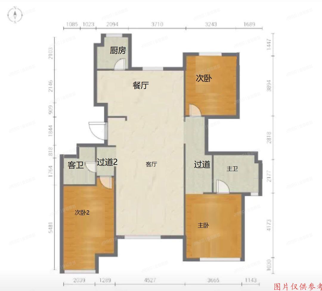 通州区 榆景苑二区19号楼2层3单元201号、202号（8哩岛）