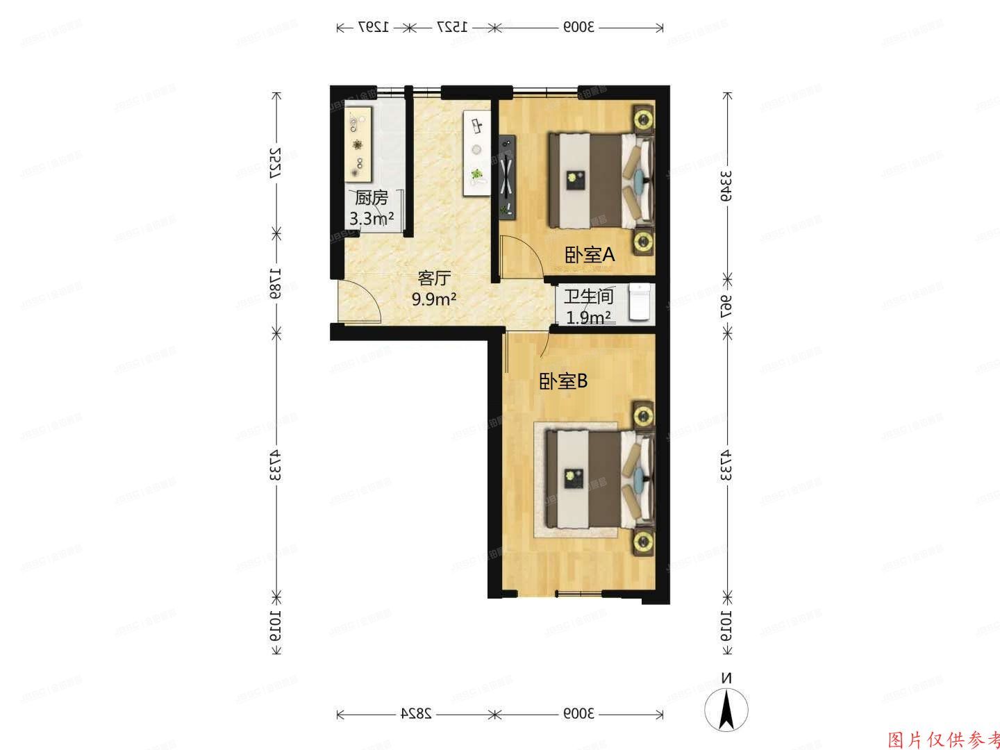 朝阳区 延静里中街3号院1号楼1层1单元101号