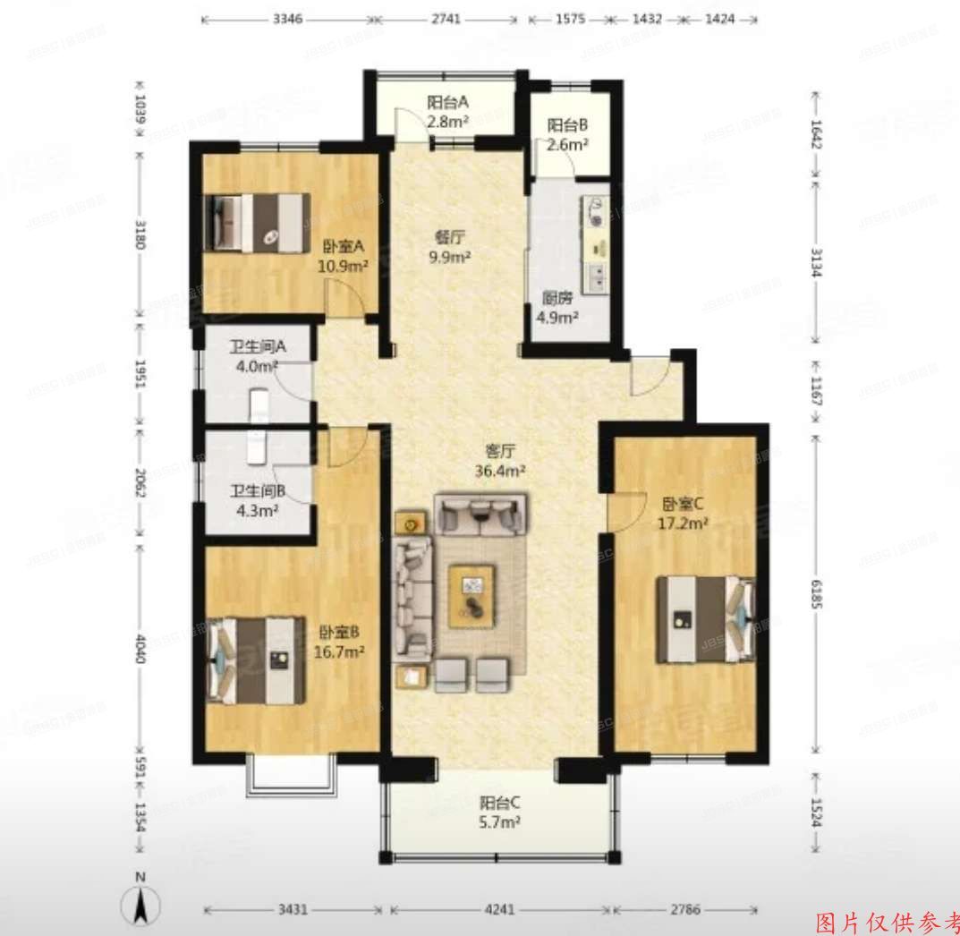 密云区  檀营北街2号院6号楼9层4单元902（檀营国际生态城南区）