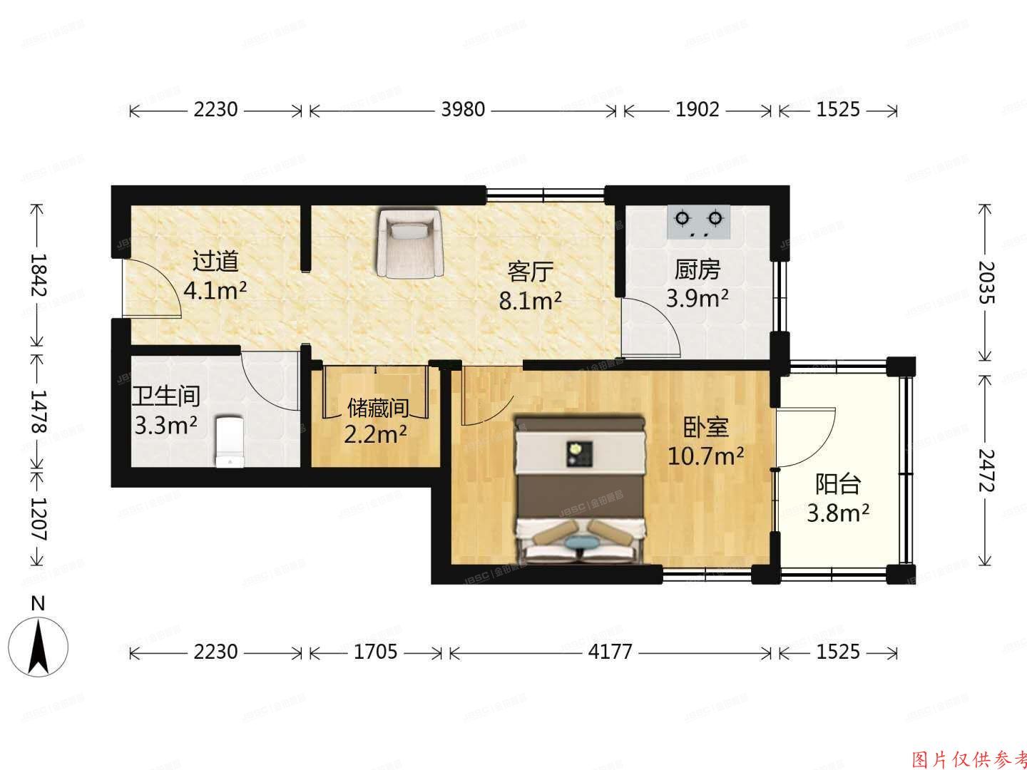 朝阳区 大黄庄南里2号楼1层104号