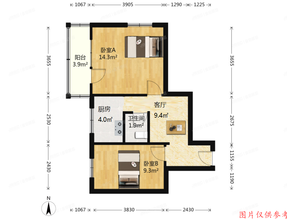 朝阳区 六里屯北里6号楼6层7门602（六里屯北里）