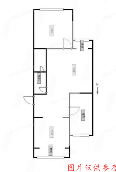 房山区 城关街道兴房苑4号楼1单元402号