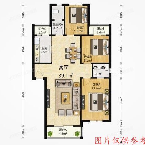 房山区-良乡 北潞冠家园13号楼5层1单元501