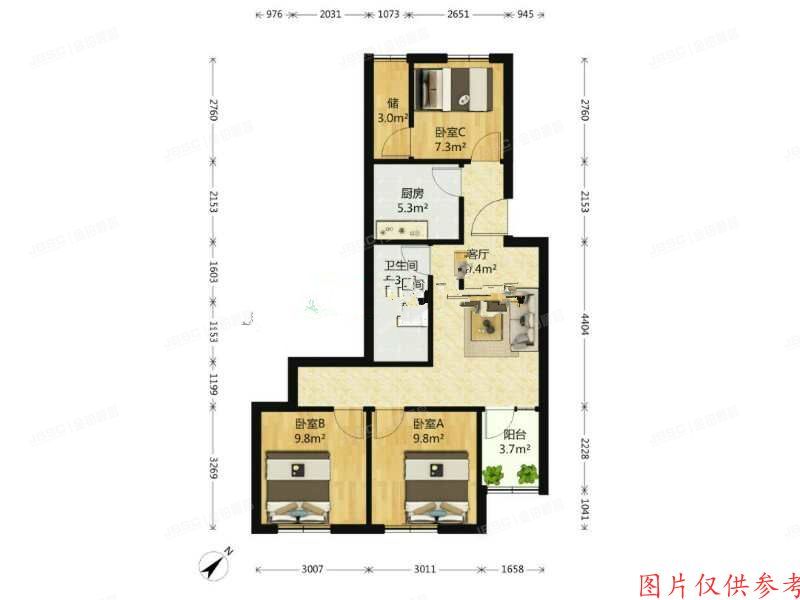 丰台区 晓月苑二里11号楼9单元401