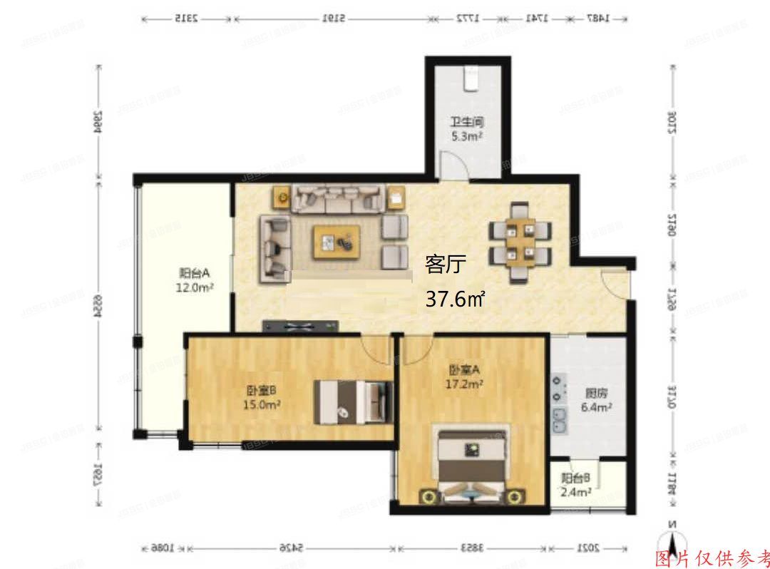 东城区 花市枣苑3号楼16层1903号