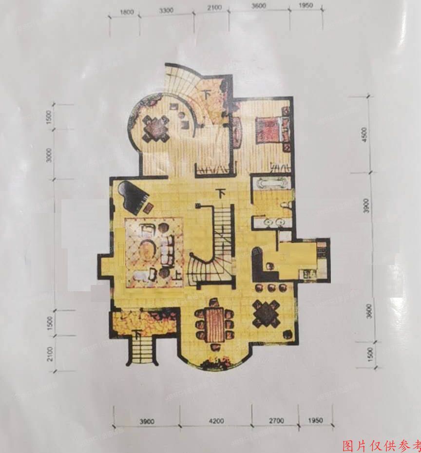 海淀区 冷泉林语山庄一区4号楼-1至2层02号（西山林语）别墅