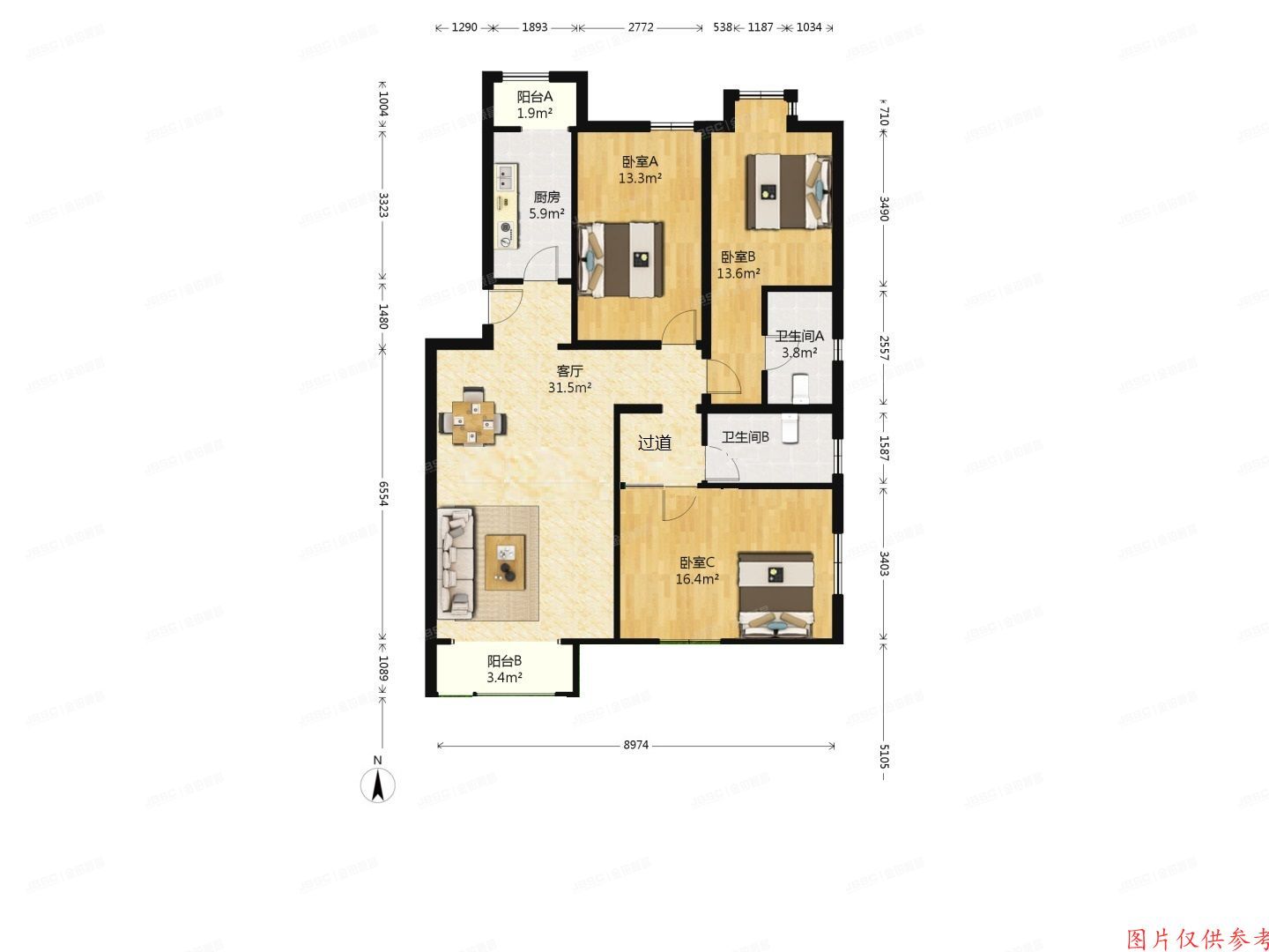 通州区 万盛北里461号楼2层1单元201号（阿尔法）