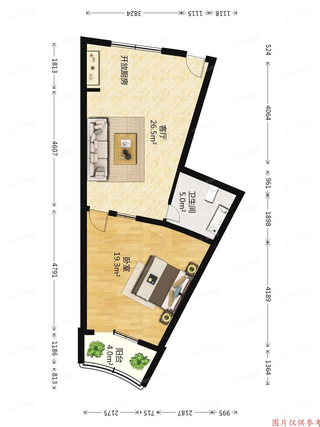 海淀区 复兴路61号西6楼乙门5层505室