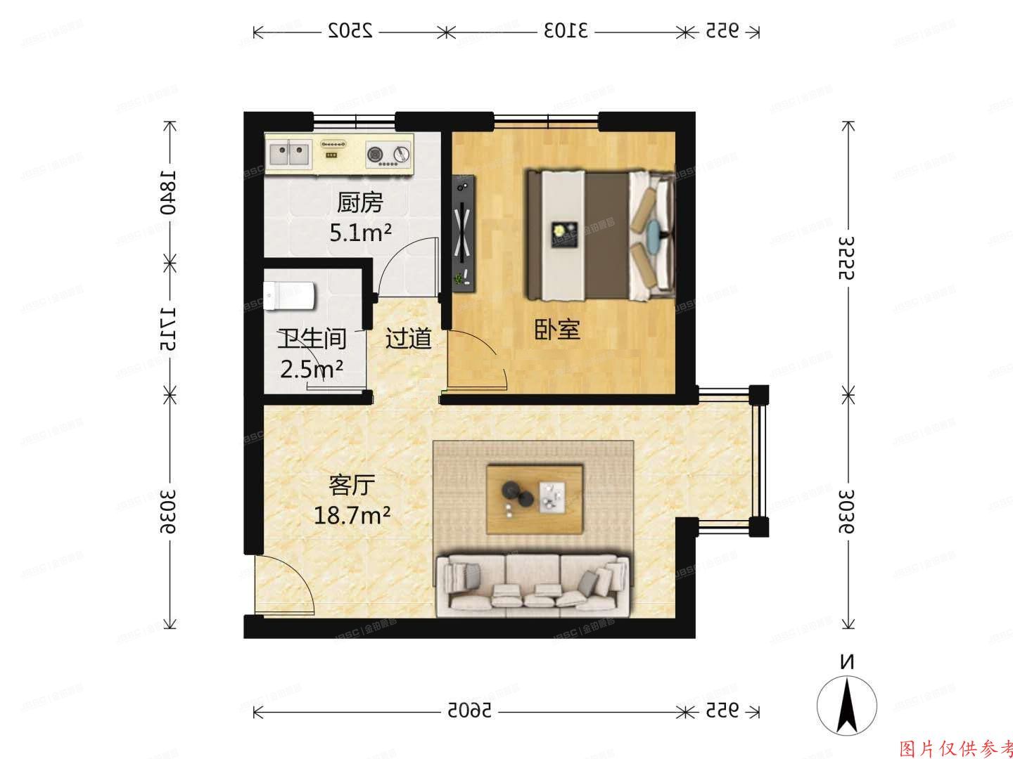 朝阳区 西大望路63号院6号楼1层3单元104号（东方雅苑）