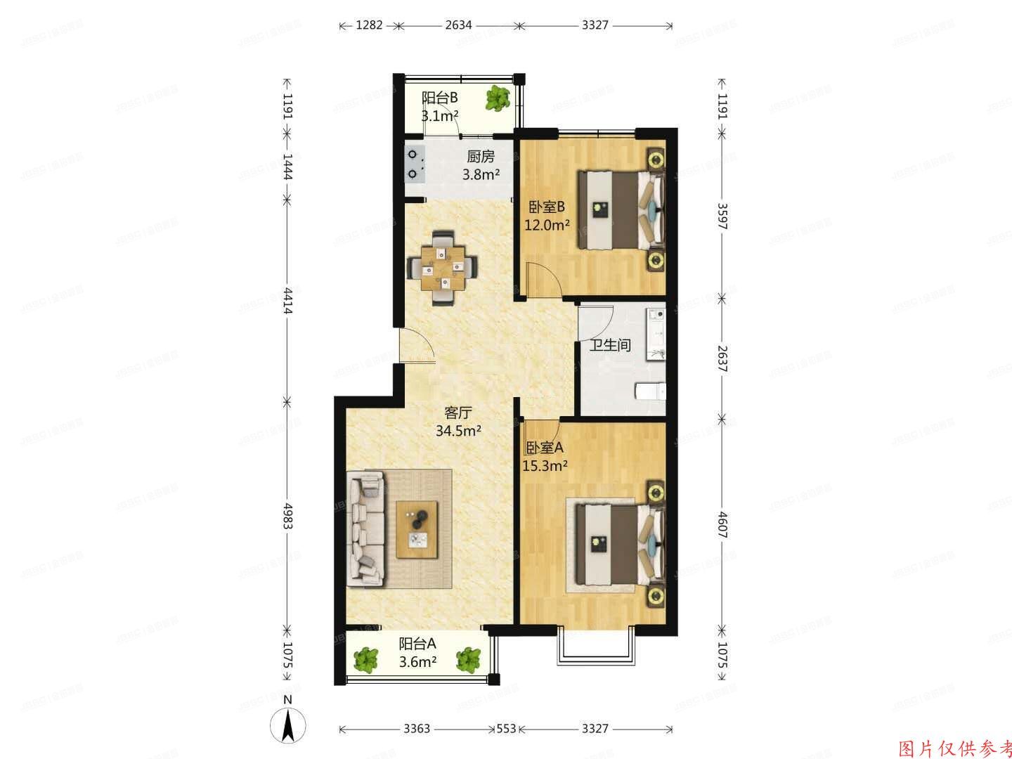 昌平区-南口 南农家园13号楼1层3单元101号