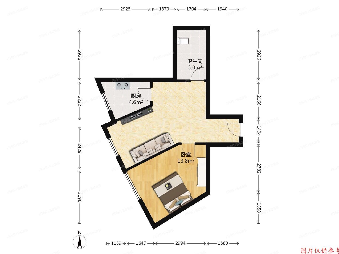 朝阳区 双桥东路12号院1号楼17层2006号（东1时区）