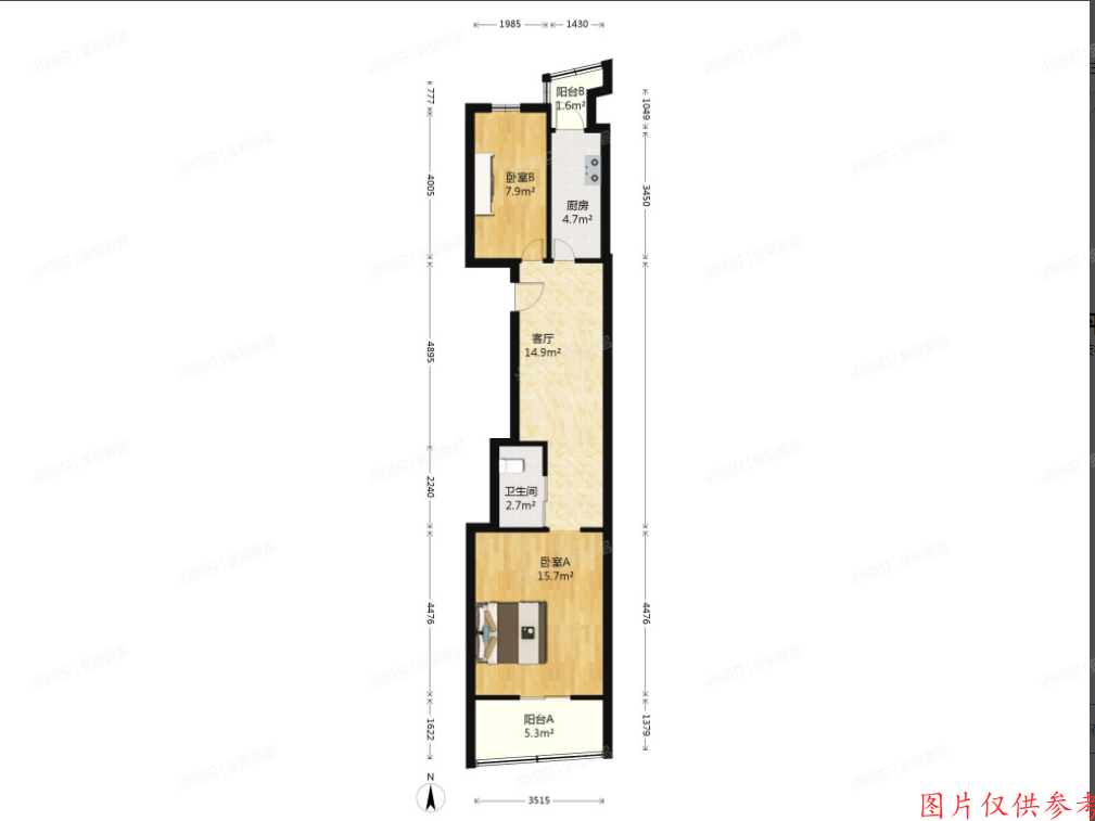 朝阳区 光辉南里5号楼5层7单元711号