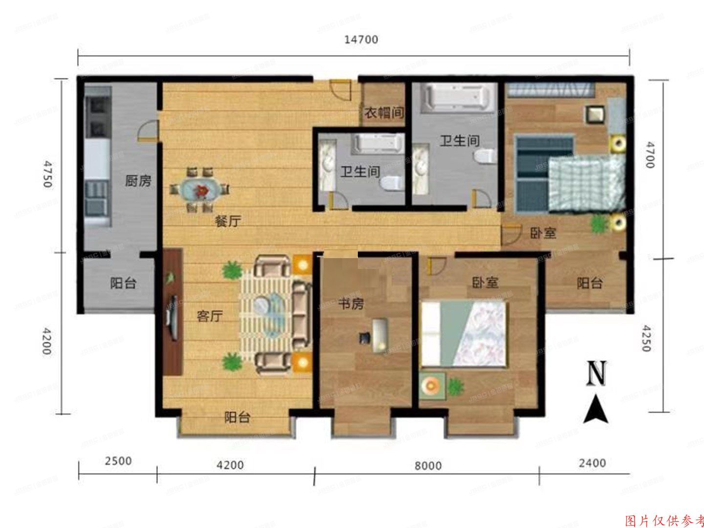 海淀区 万柳星标家园8号楼6单元1102室（碧水云天）