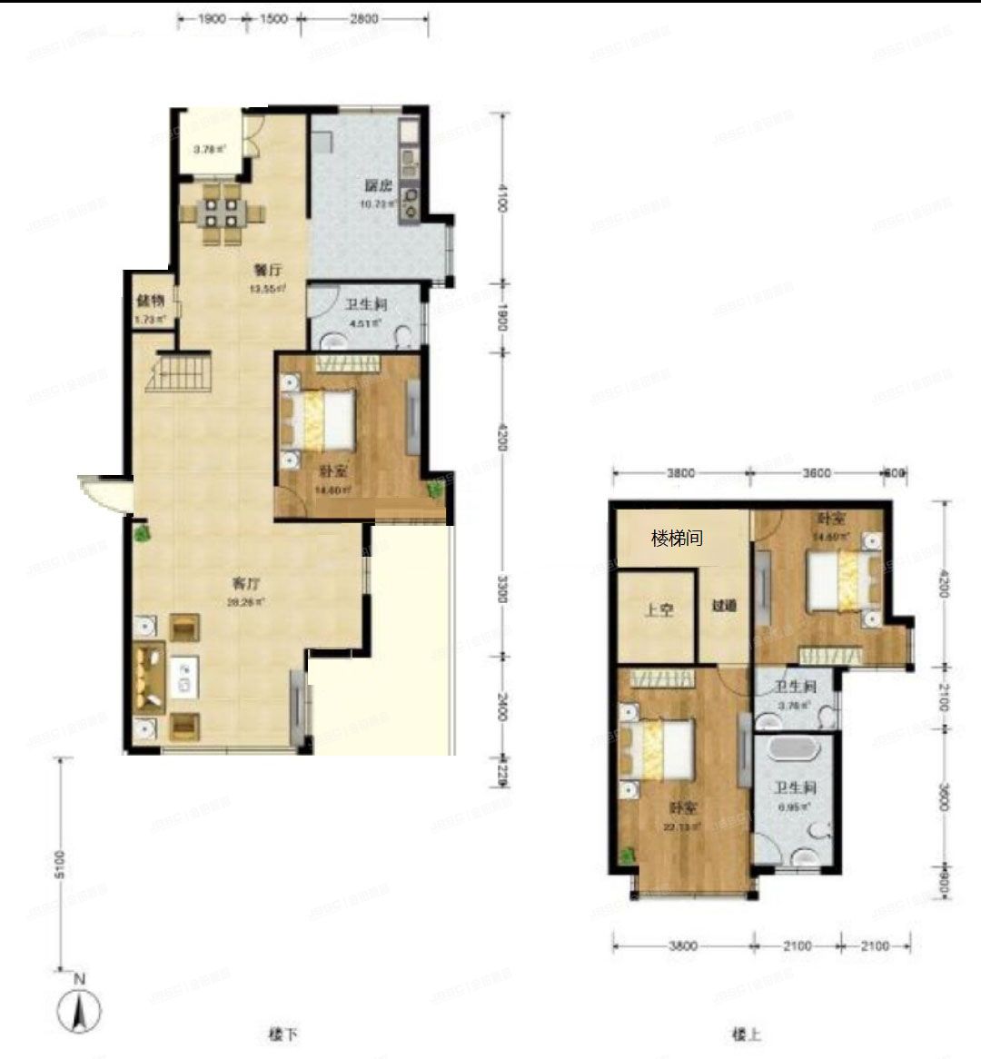大兴区 月桂庄园1号楼三至四层2单元301