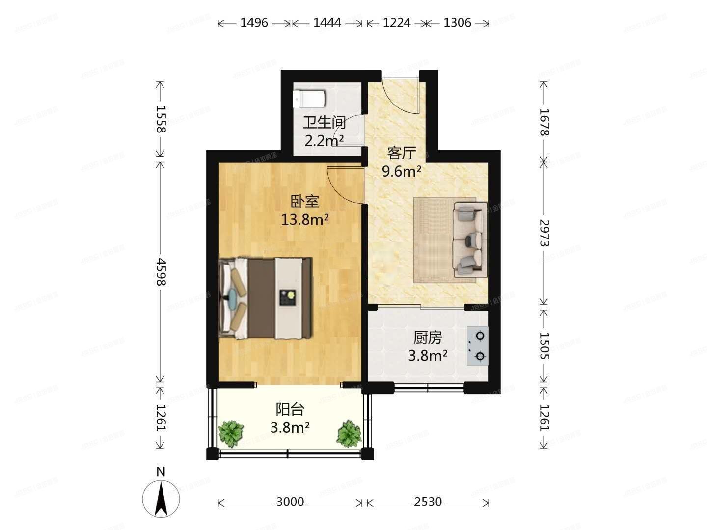 海淀区 西苑南一院6号楼1单元5号 央产房