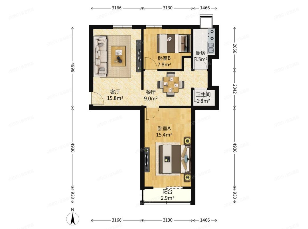 海淀区 明光村小区8号楼4层1单元10号