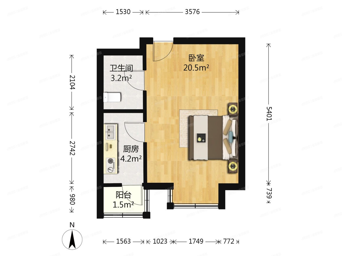 海淀区 马连洼竹园64号楼6层3单元7038（西山华府禧园）