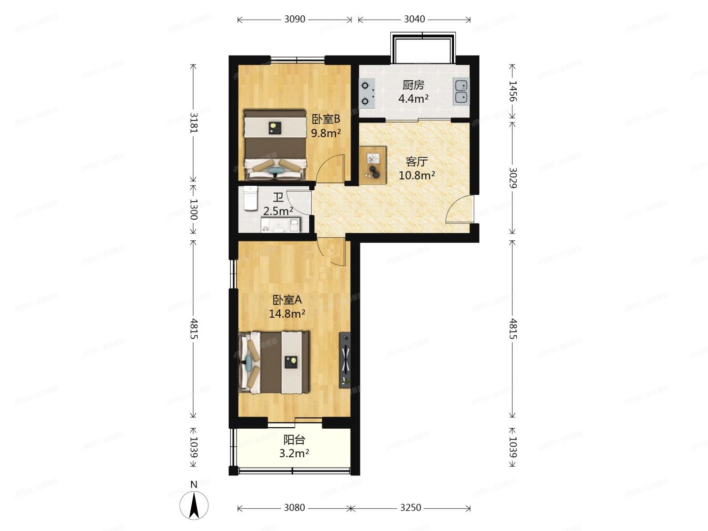 丰台区 芳群园二区24号楼4单元403号