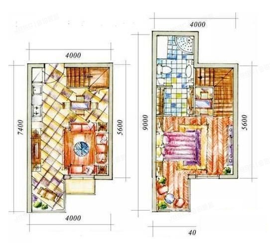 海淀区 阜石路甲69号院1号楼1层二单元123、125（西山国际城）