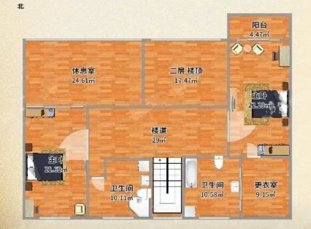 怀柔区 红螺路39号院三区37号楼-1至2层01（半山世家）别墅