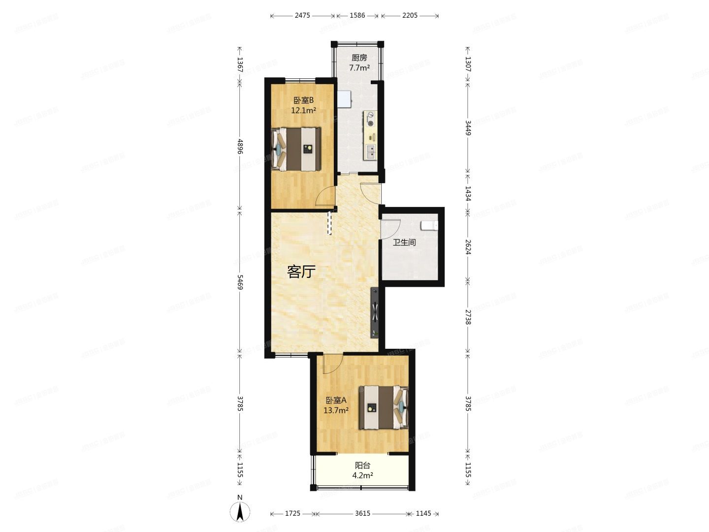 通州区 永顺南街190号3号楼2层222（北关中学家属楼）
