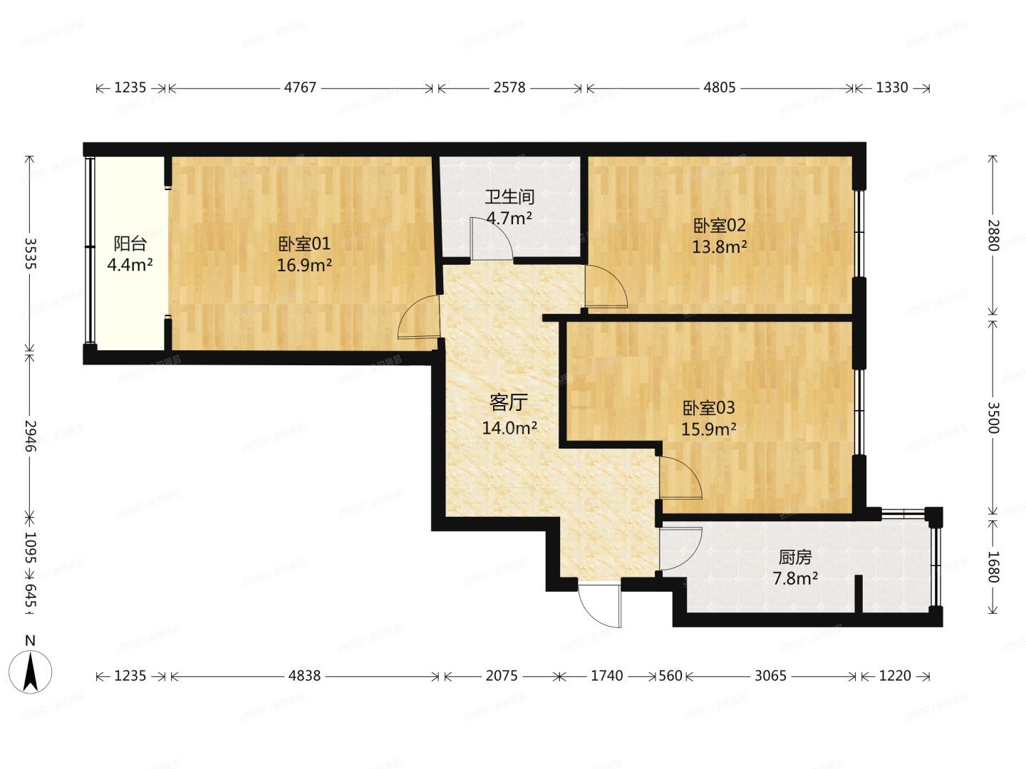 朝阳区 立水桥甲3号院6号楼7层4单元703（立城苑）