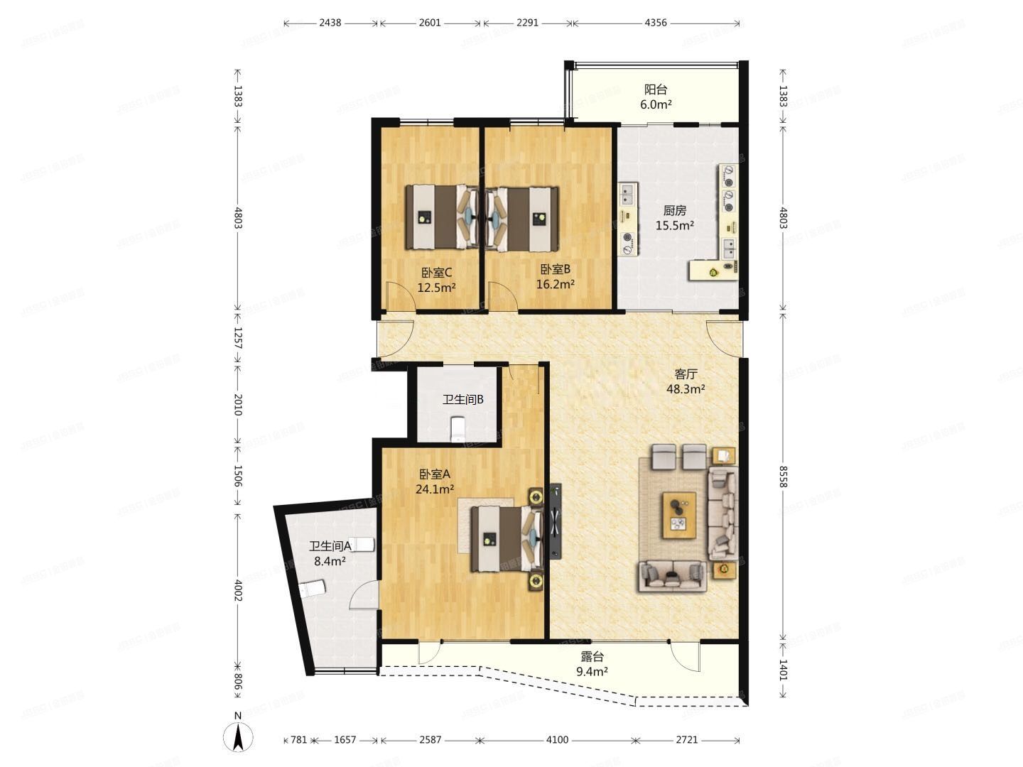 海淀区 紫竹院路81号院2号楼402B+车库（紫云轩10号名邸）