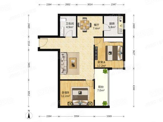 丰台区 芳星园二区甲3号院4号楼7层704