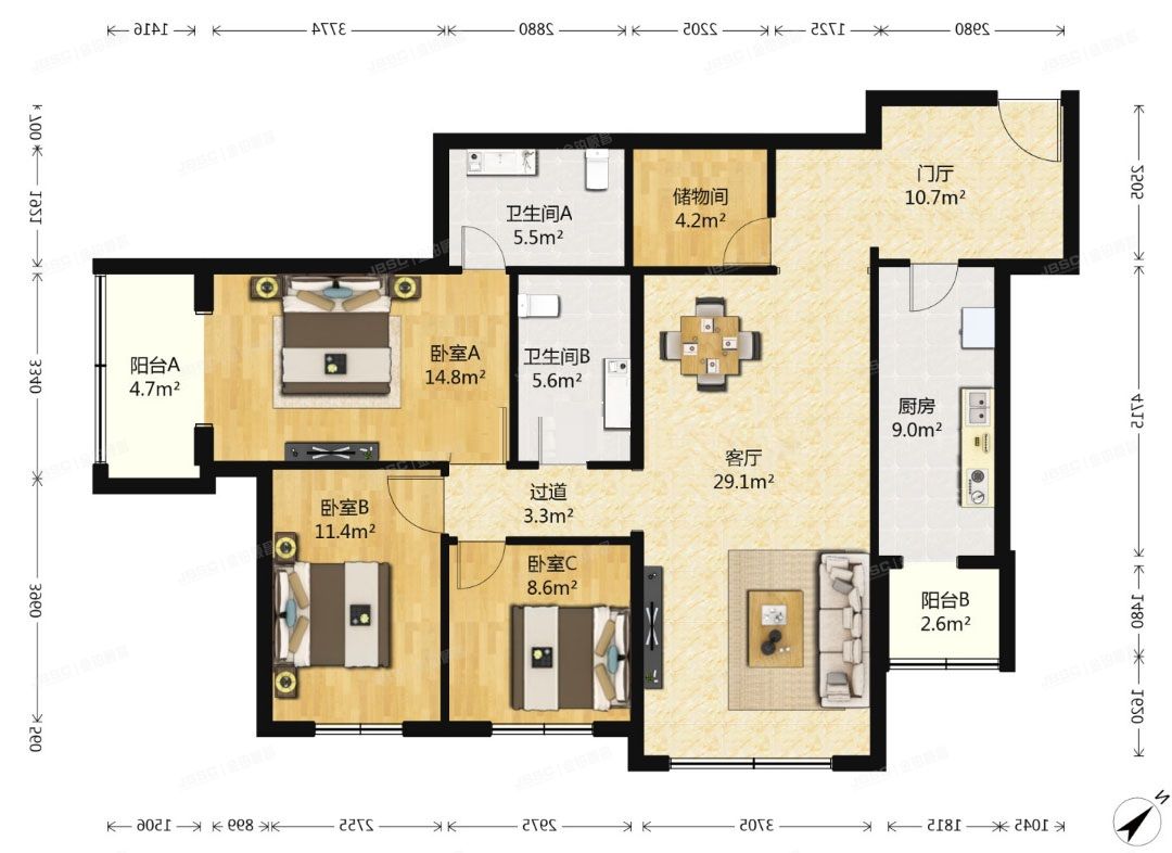 丰台区 怡海花园富泽园1号楼24层2409号