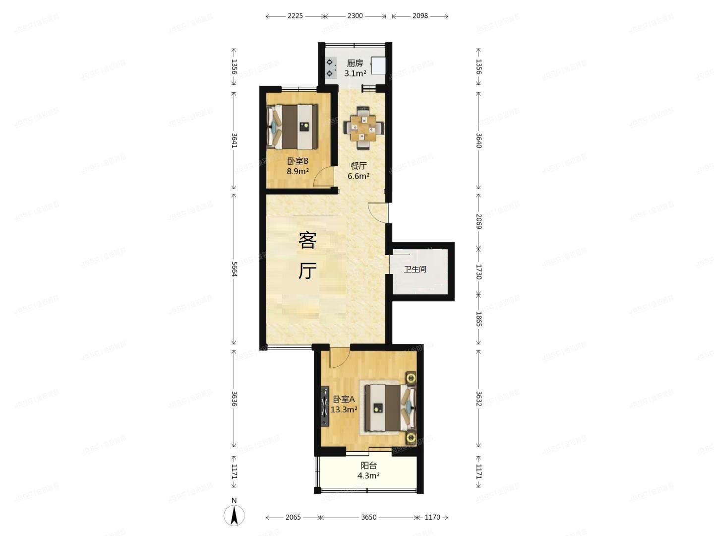 昌平区 新悦家园29号楼2层3单元201
