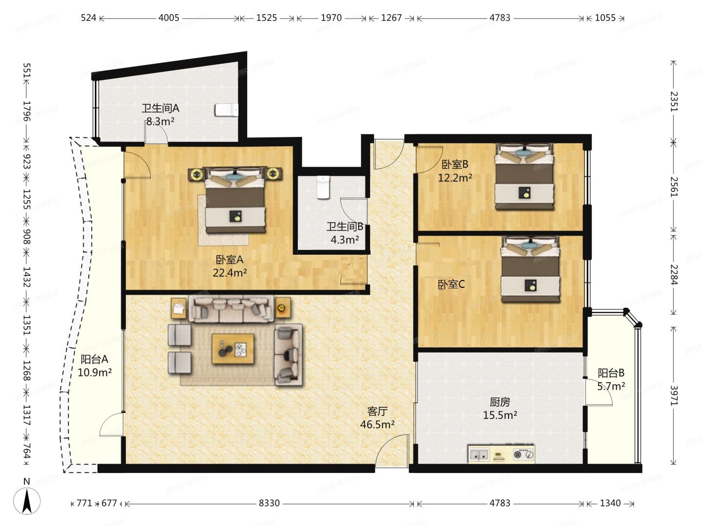 海淀区 紫竹院路81号院2号楼403B+车库（紫云轩10号名邸）