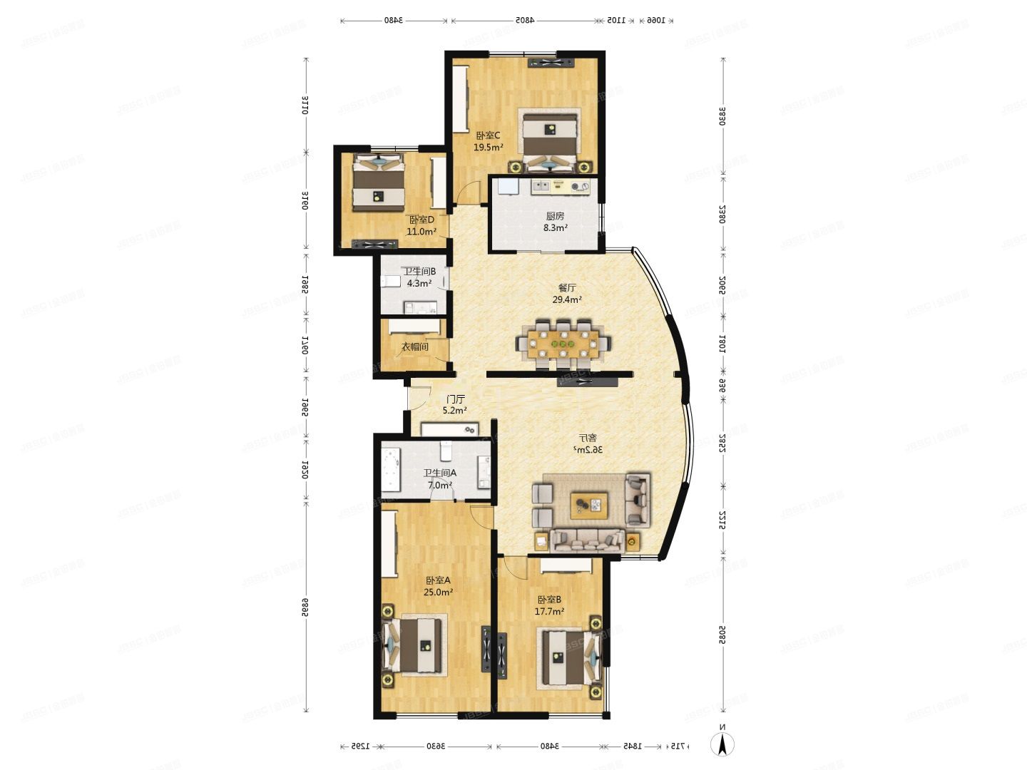 海淀区 蓝靛厂春荫园9号楼01层6单元1H