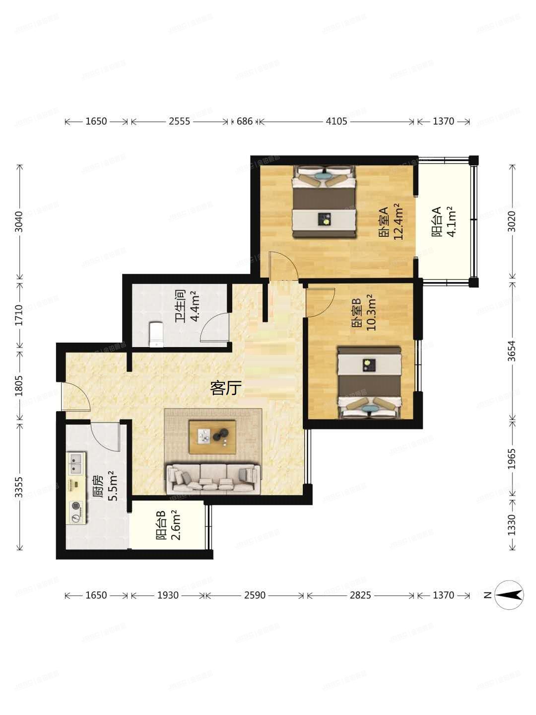 朝阳区 慧忠北里202号楼21层2106