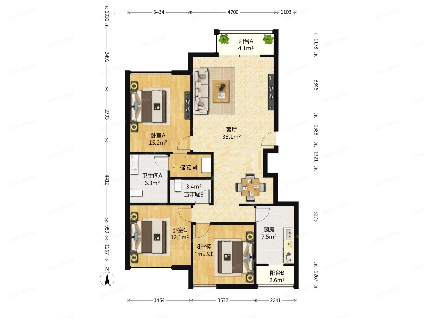 昌平区-回龙观 二拨子村北京人家32号楼5单元302