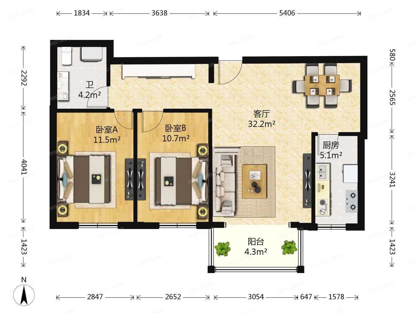 海淀区 太平路36号院7号楼8层1单元902（新兴年代）
