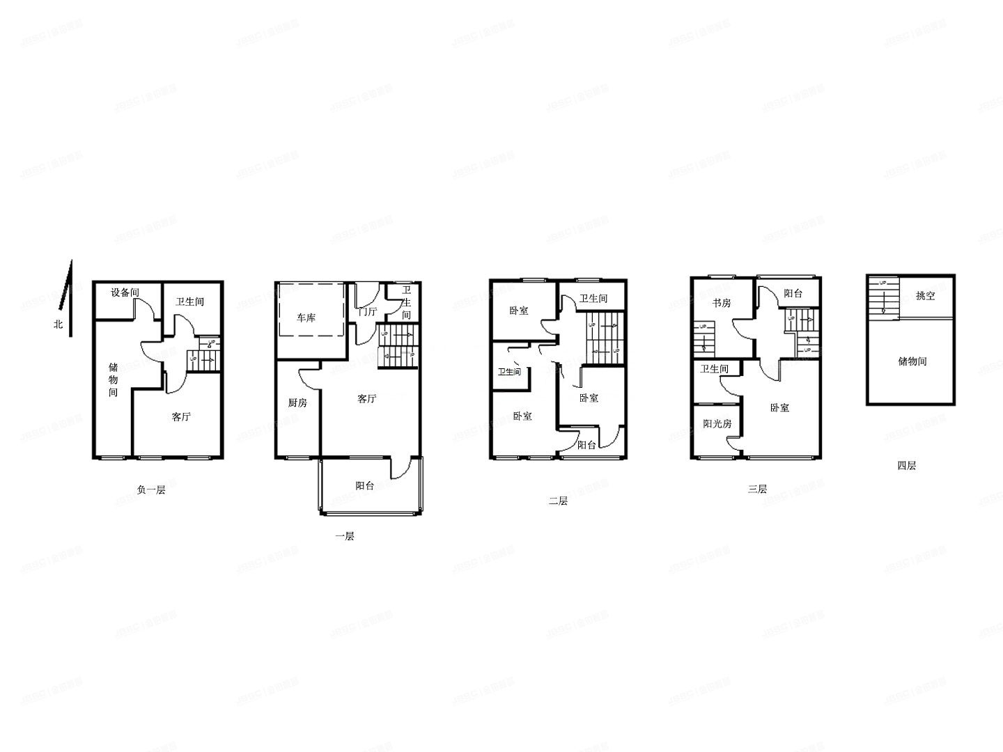 朝阳区 水郡长安家园2号院23号楼-1至3层04号 别墅
