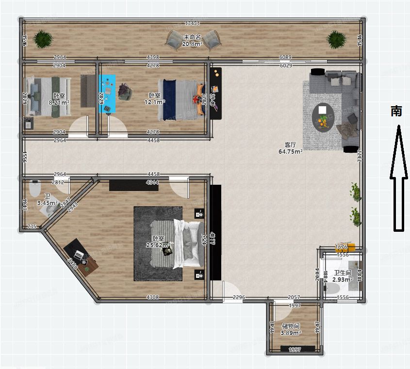 大兴区 大兴工业开发区广茂大街5号院3号楼5层7单元504（泰中花园）