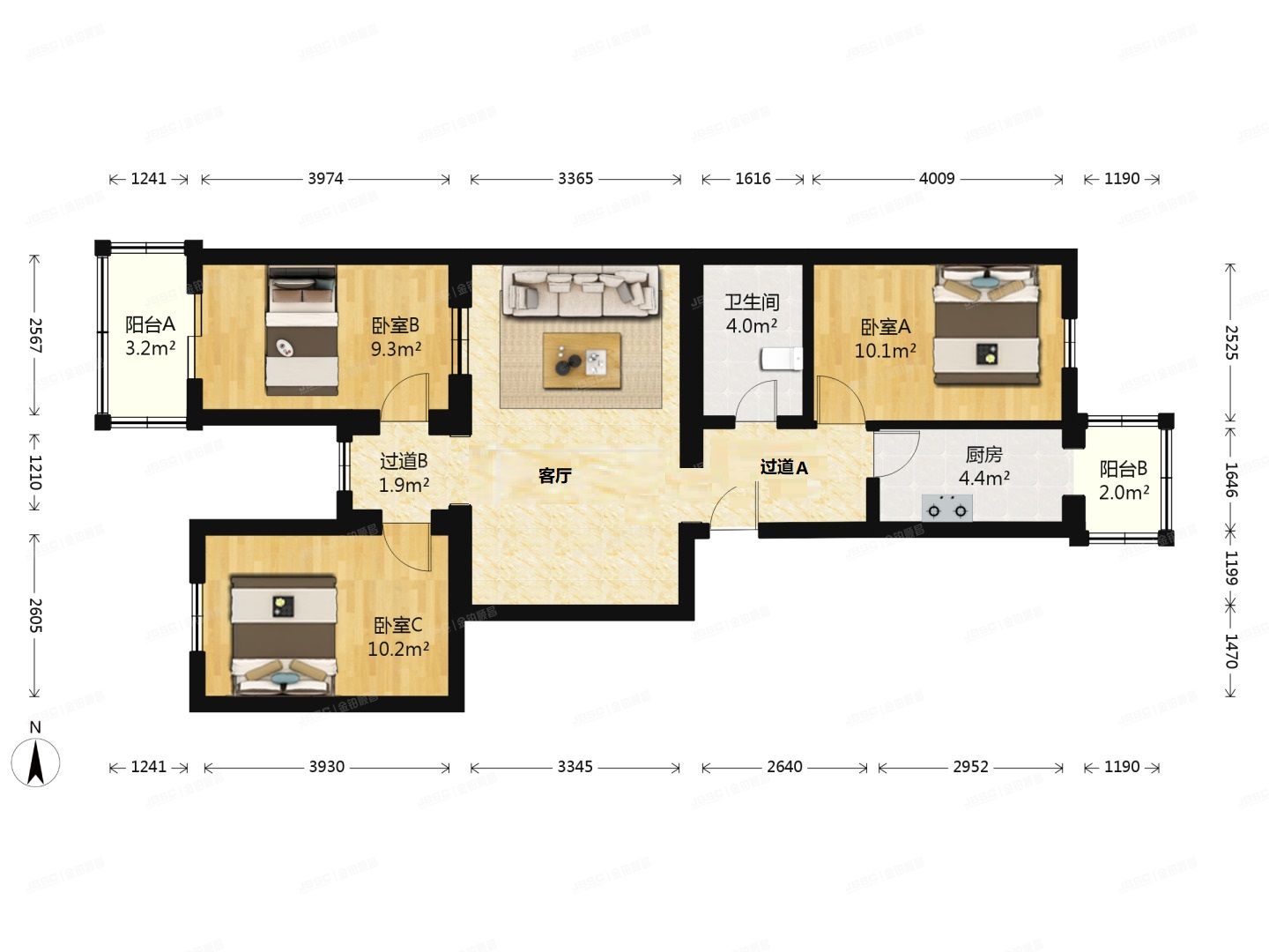 大兴区 椿蓉园三里9号楼8单元601