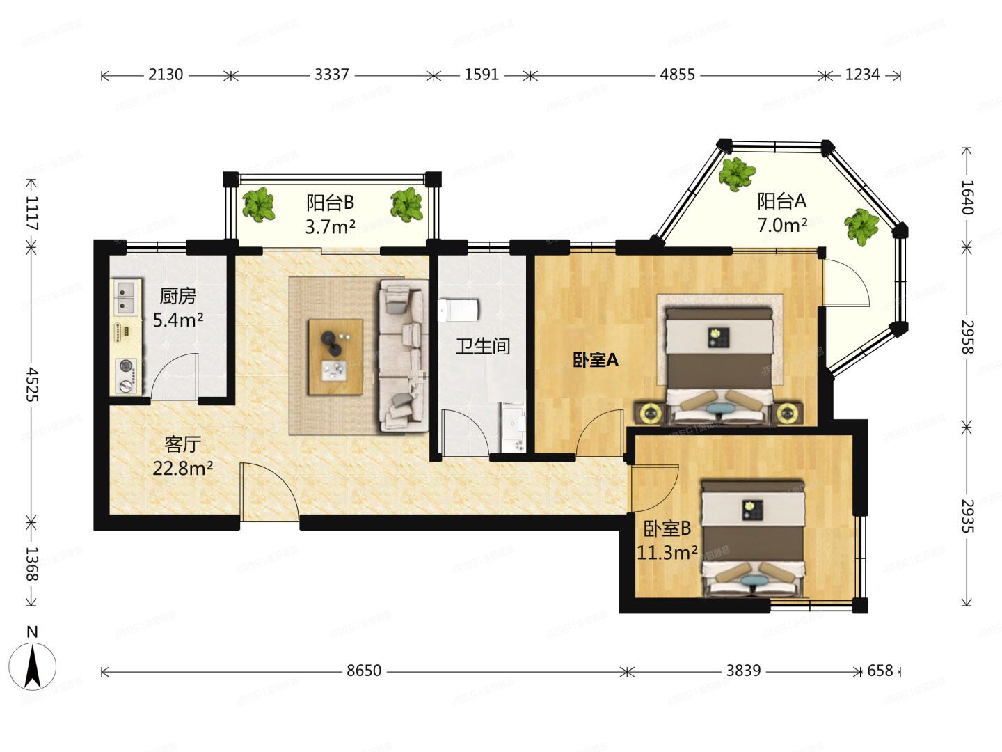 朝阳区 芍药居北里317号楼6层2单元601（芍药居北里）