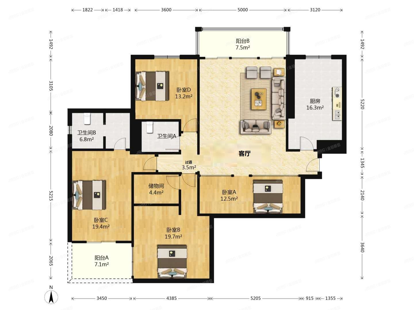 朝阳区 北辰东路8号汇欣公寓S座15层1506室  公寓