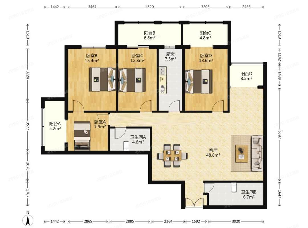 海淀区 万泉河路68号紫金庄园7号楼4层409