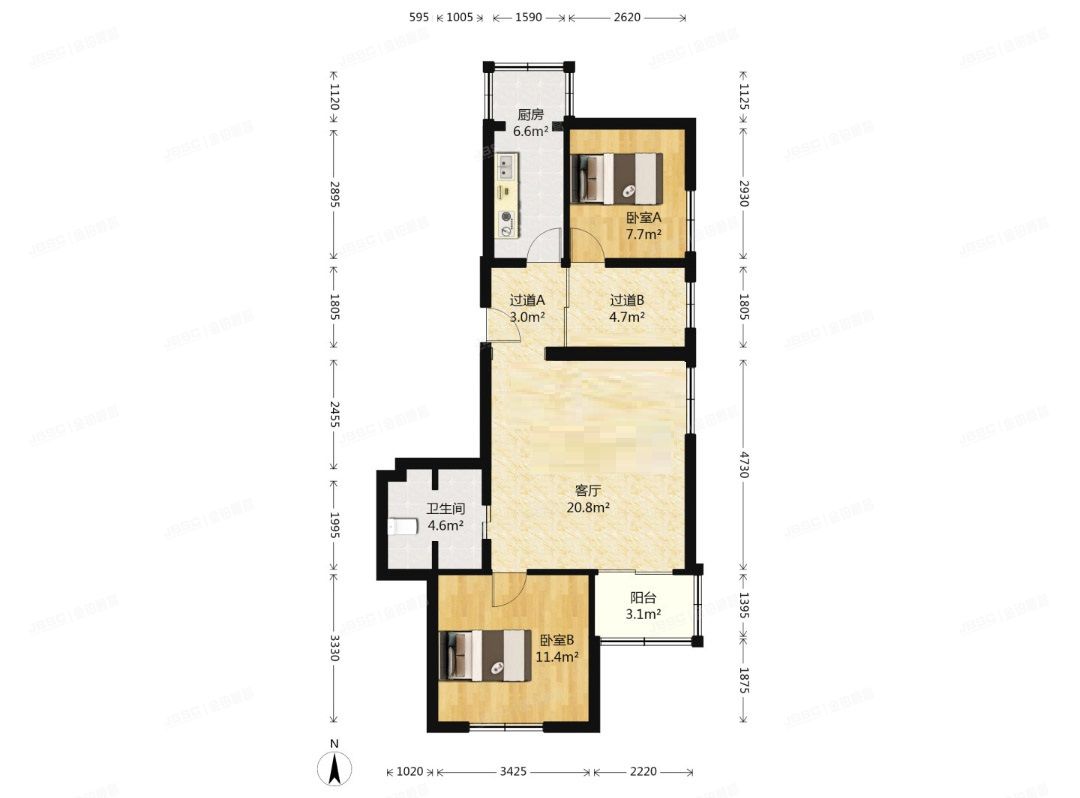 房山区  良乡黄辛庄东里12号楼2层5-201号