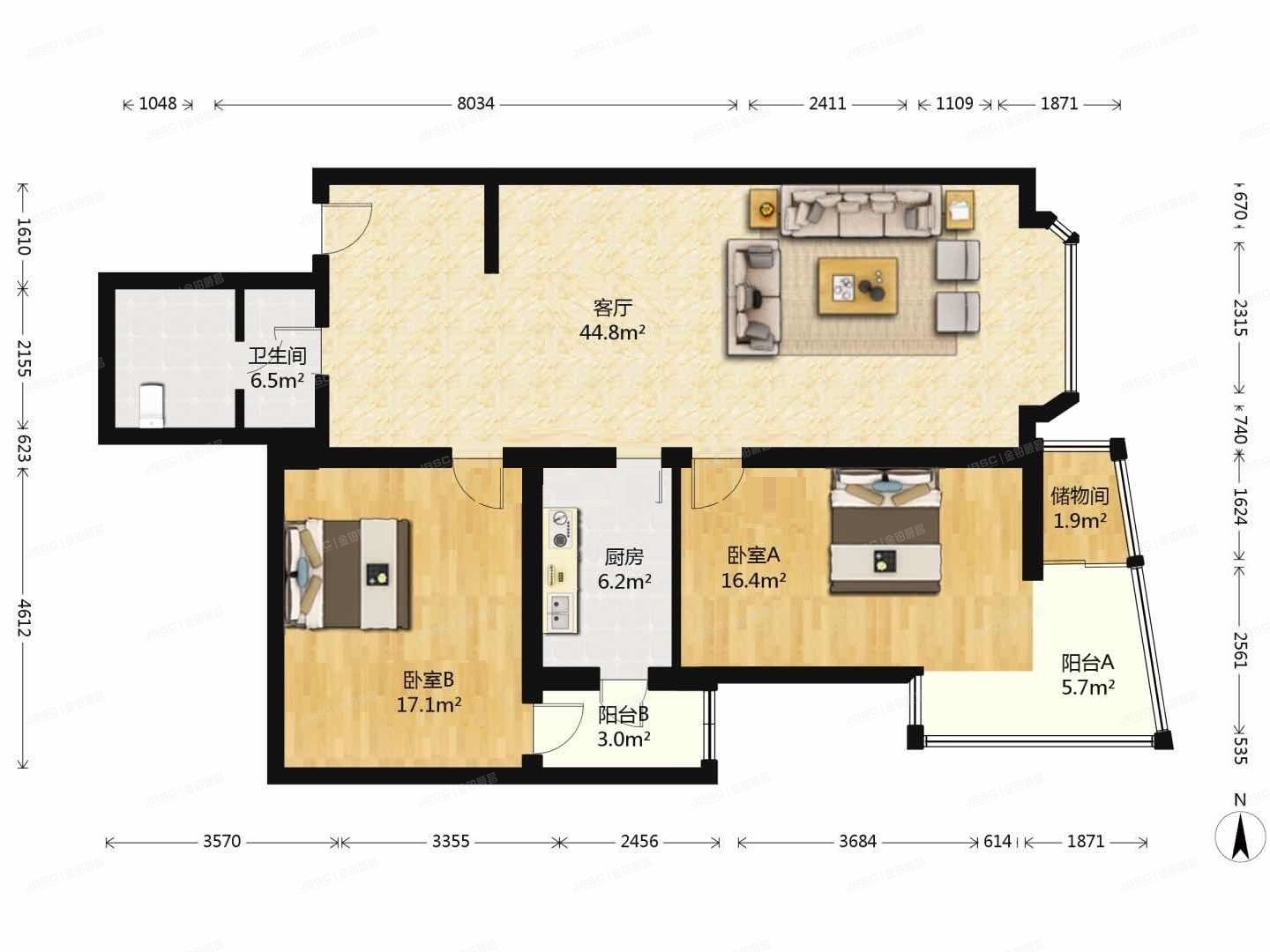朝阳区   外馆东街51号2号楼14层1608（凯景铭座）