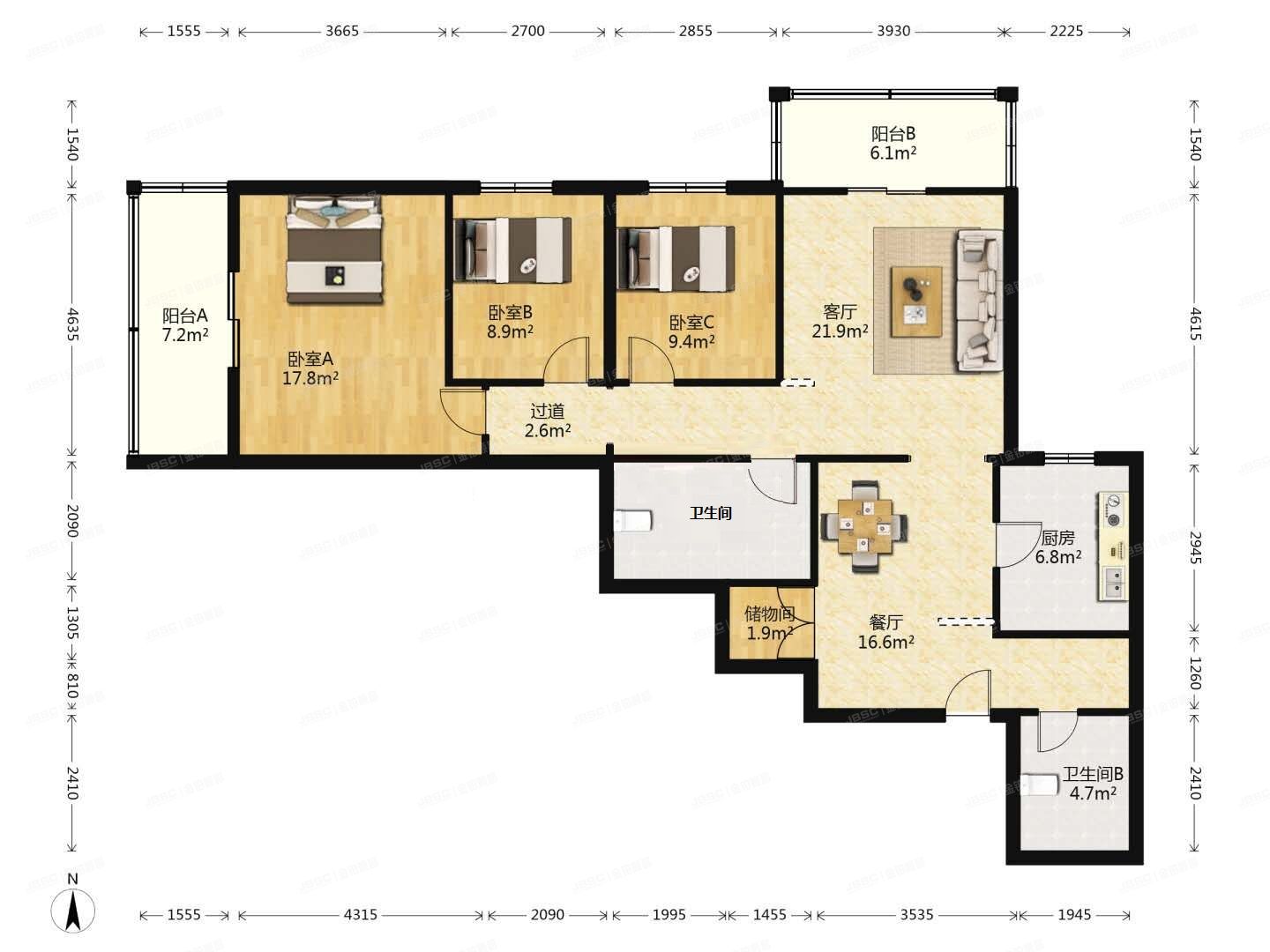 朝阳区 慧忠北里第二社区107号楼4层401