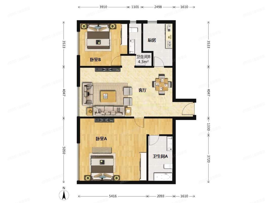 东城区 建国门内大街甲11号22层3单元3-2601号（长安太和）