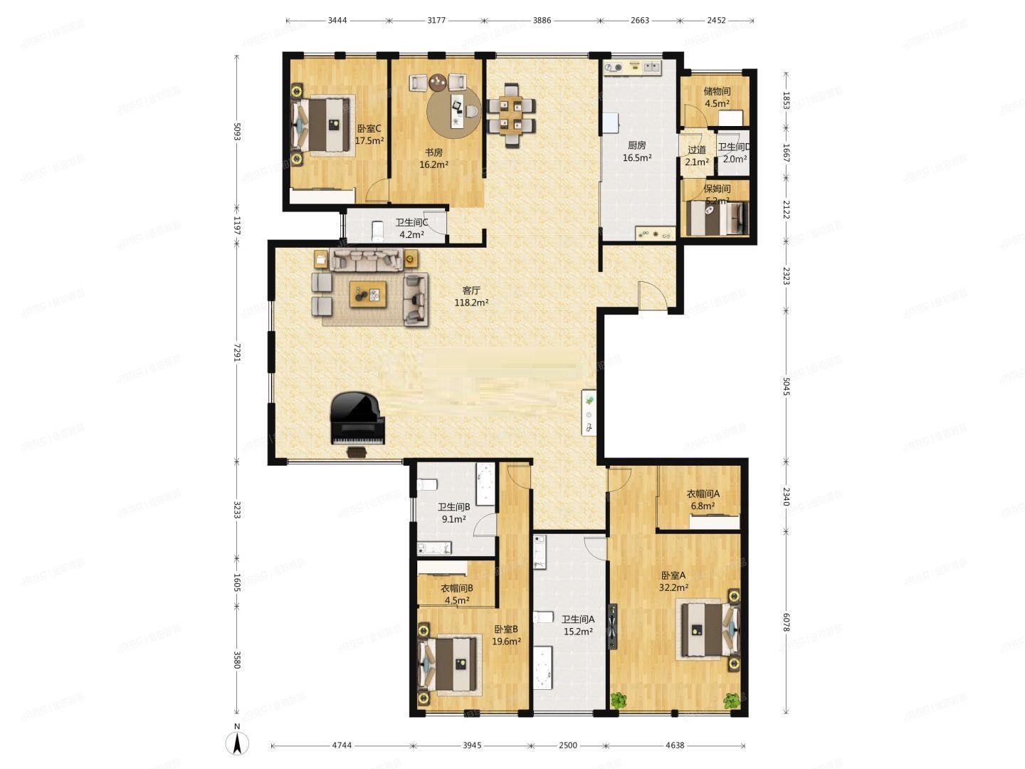 朝阳区 金汇路7号楼10层1101号（中骏世界城）公寓