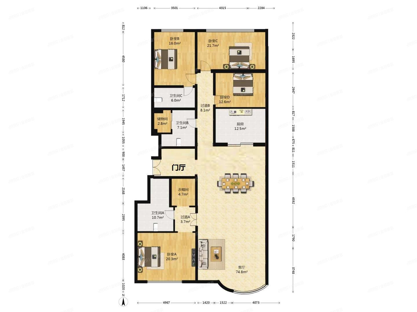 朝阳区 弘燕山水文园12号楼10层1单元1002