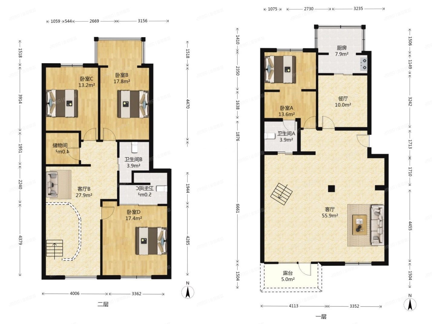 昌平区 天通苑一区4号楼3至4层7单元2号
