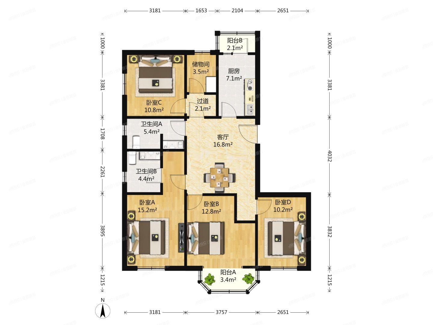 朝阳区-垡头 翠城馨园113号楼11层9单元1102 经适房